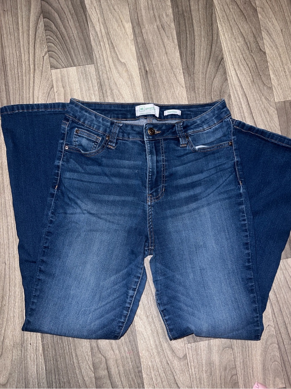 Women’s Dark Wash Blue Stretch Jeans